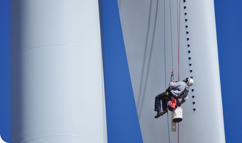 The use of 3M™ Wind Vortex Generators gives you a fast, economical way to address aerodynamic blade issues caused by limited twist and chord length at blade root. Increased annual energy production, typically of 2 to 3%, has been confirmed in different case studies