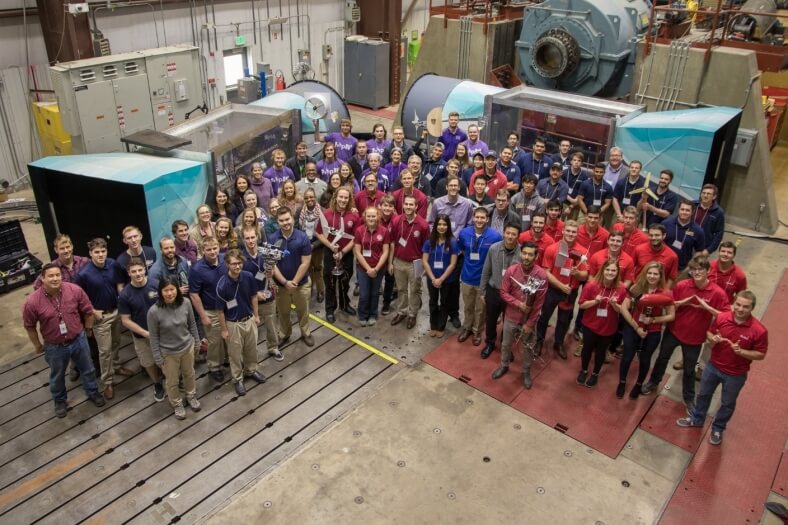 Collegiate wind group photo