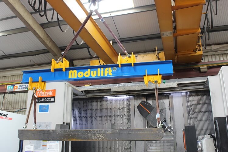 Modulift Spreader Beam Chart