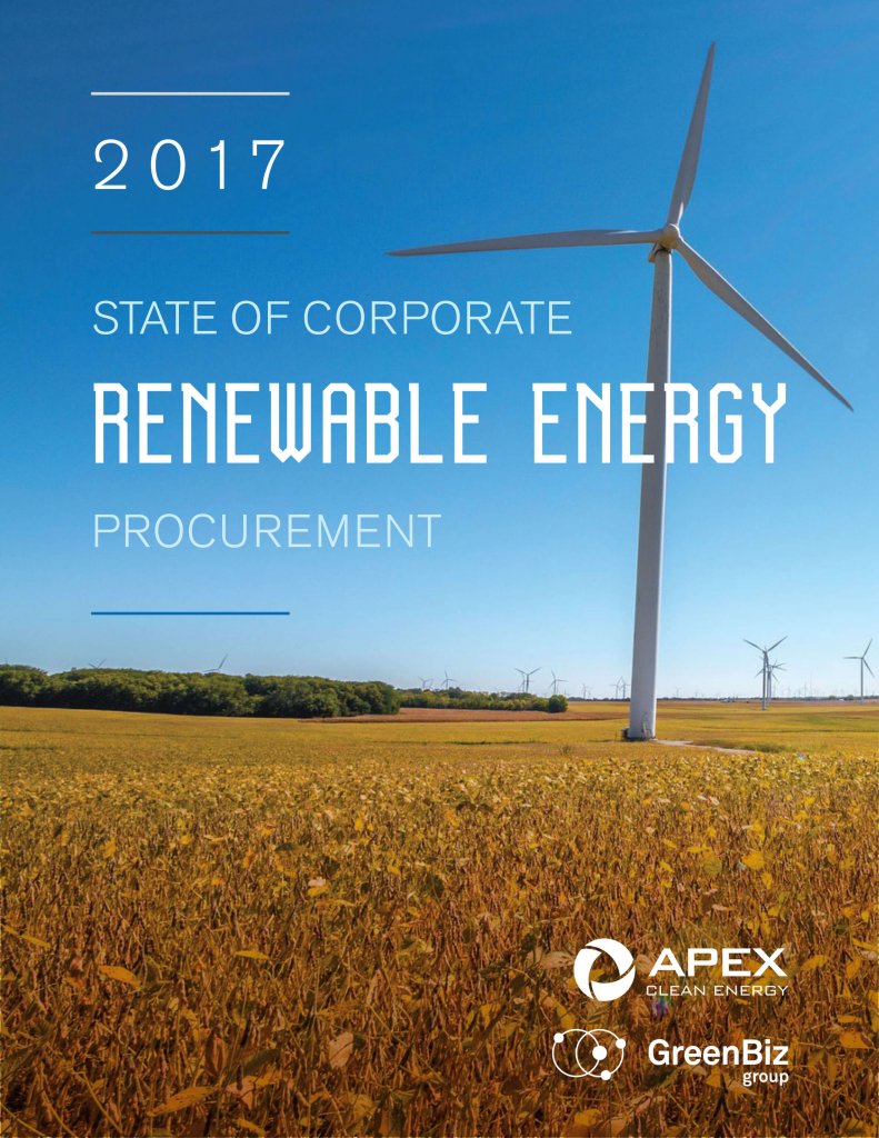 2017 Corporate Renewables Report