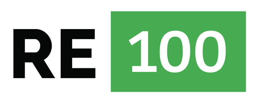 RE100 logo