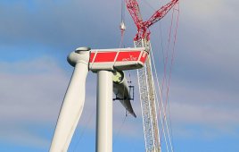 Repowering wind turbine