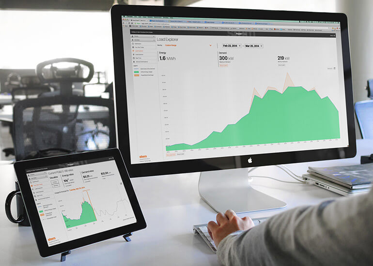 Stem virtual power plant monitoring