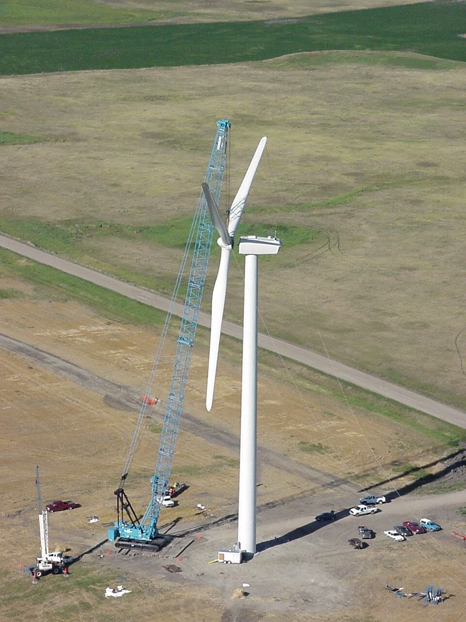 Wind-farm construction