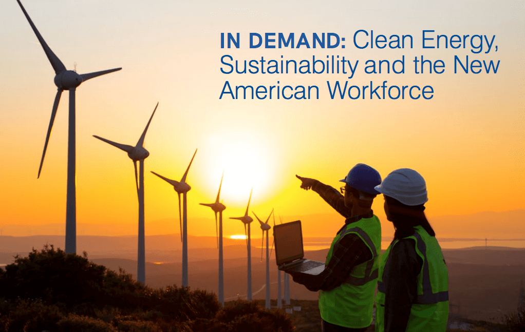 EDF clean energy job report cover