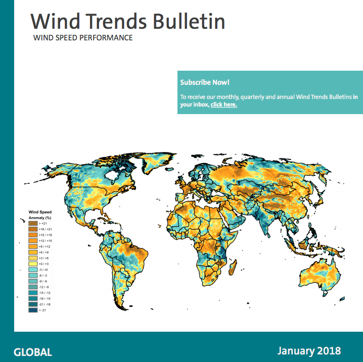 January Wind Trends Bulletin cover