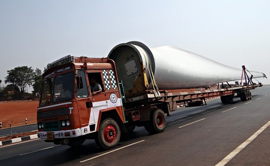 Turbine blade transport & manufacturing