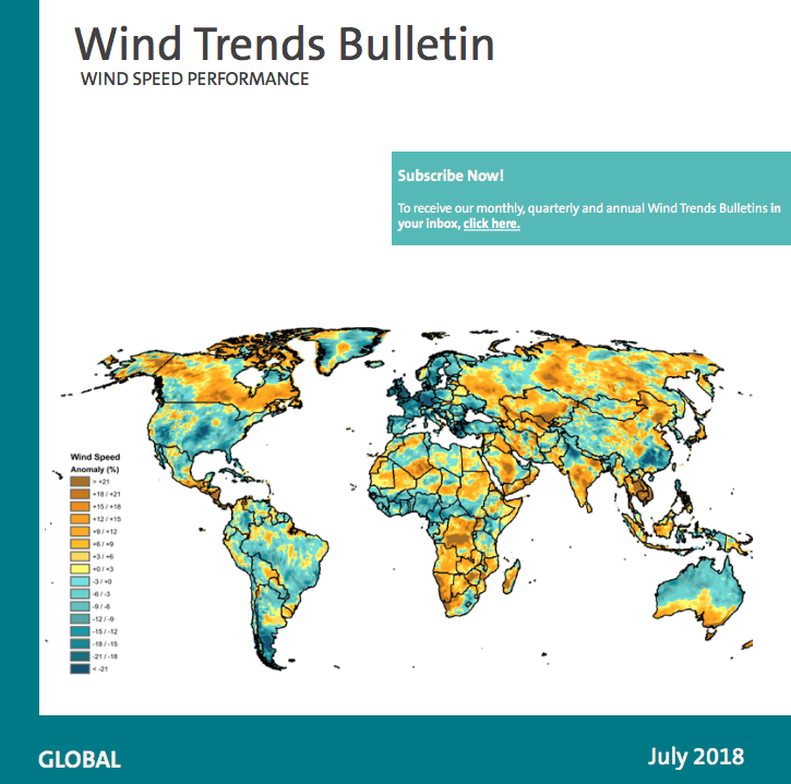 July Wind Trends bulletin