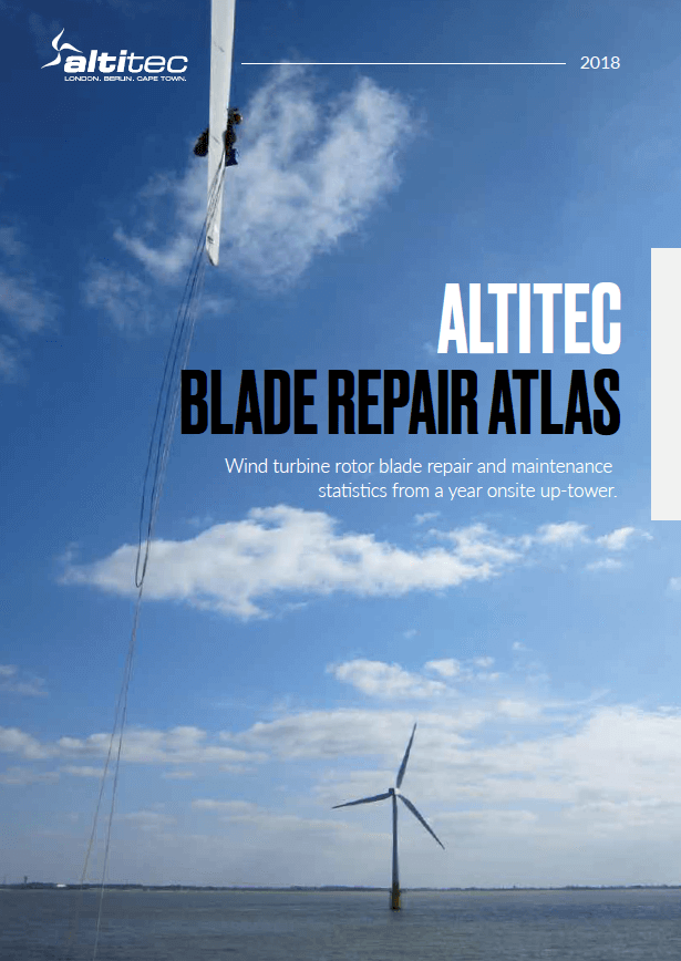 Altitec’s Blade Repair Atlas indicates newer projects are likely to require more active monitoring and maintenance of the condition of turbine blades, even though owners and operators may expect to prioritize the needs of older wind farms.