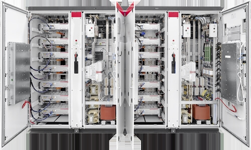 This medium-voltage converter has been specially designed for the offshore market with fully enclosed cabinet and a liquid cooling system that guarantees the safe operation of the converter even in harsh environments. With efficiencies higher than >98% at rated operating conditions, the proposed solution contributes significantly to minimize the production losses of the wind turbine.