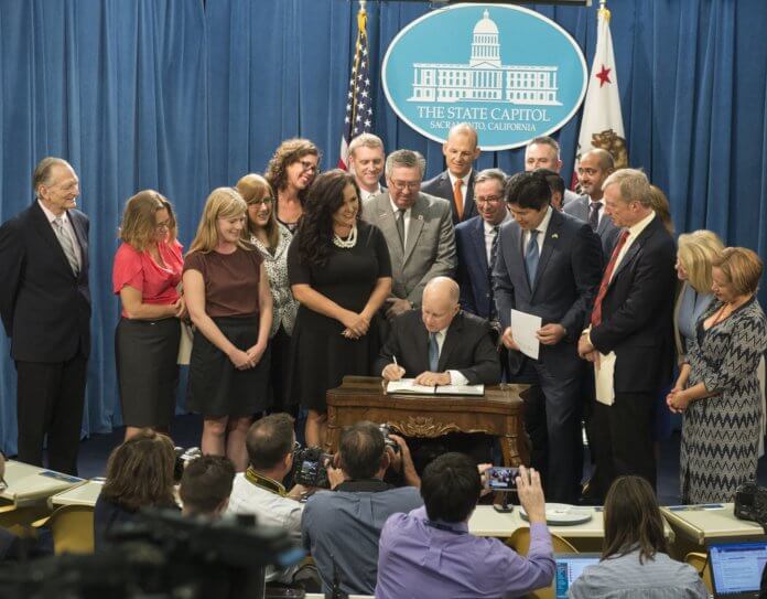 SB100 builds on California’s clean energy leadership by establishing bold new targets for the state. SB100 creates a new RPS target of 60 percent of the electricity in our state generated by from renewable sources by 2030. It also establishes that the remaining 40 percent come from zero-carbon sources by 2045. The legislation creates flexibility for California between 2030 and 2045 for new clean, renewable technologies to emerge as the state pursues 100 percent clean energy by 2045.