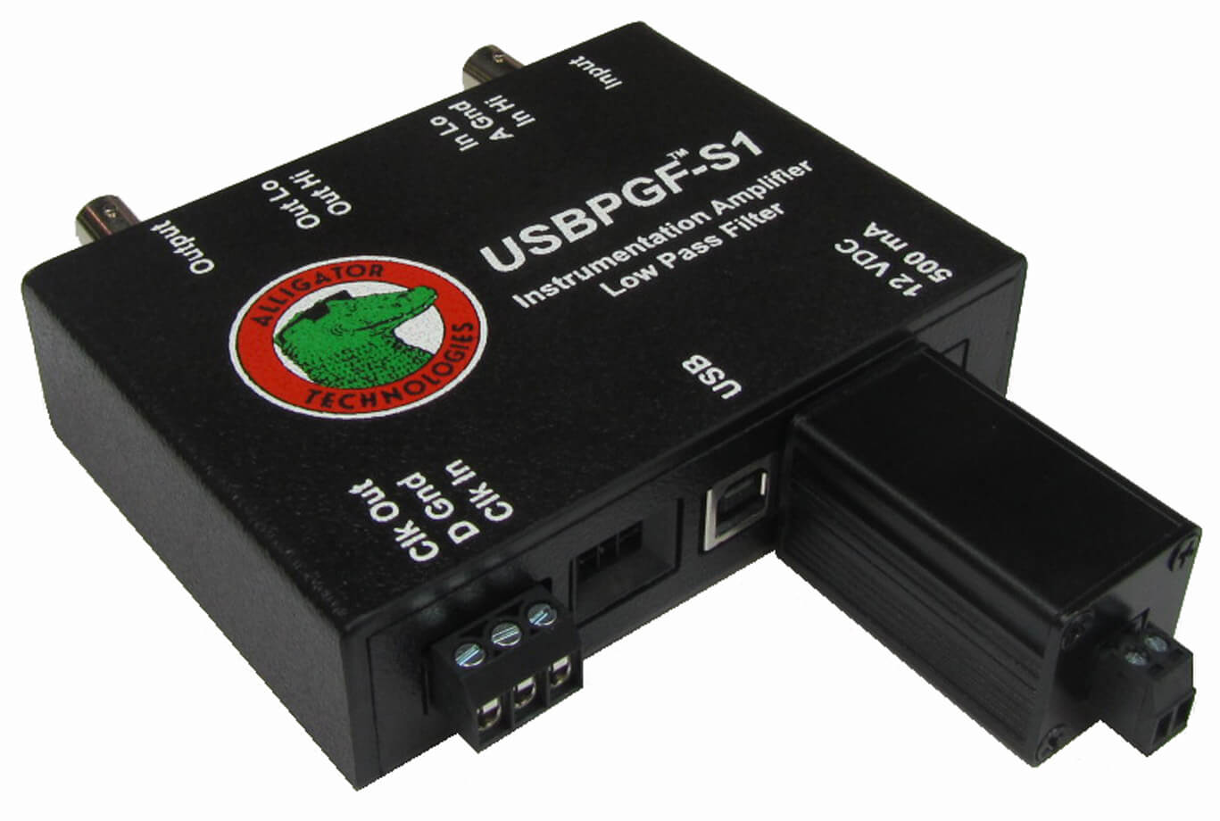 the all new USBPxx-S1/DCR Linear DC Regulator for use with the USBPxx-S1 product line. The unique product provides convenient power with a battery or any unregulated DC power source. The USBPxx-S1/DCR supports power sources from 9VDC to 30VDC, offers inverse polarity protection and is easy to connect.