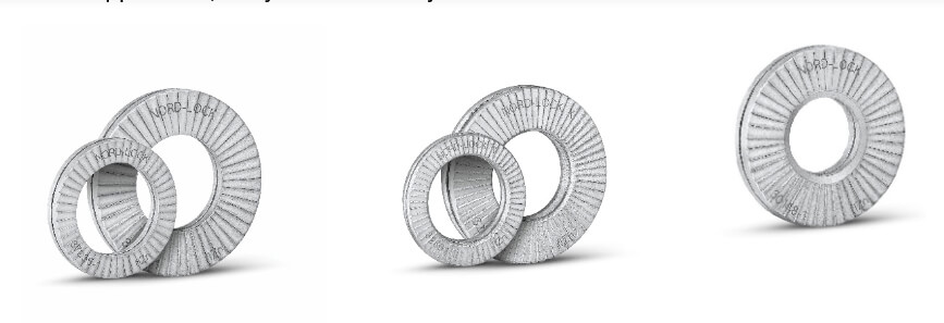 Nord-Lock Original Washers and X-Series washers with standard and enlarged (SP) outer diameter and Steel Construction (SC) Washers. All steel washers withstand at least 1,000 hours in salt spray test.