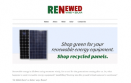 A full inventory of the equipment currently available via RENewed Wind and Solar can be found at www.renewedwindandsolar.com.